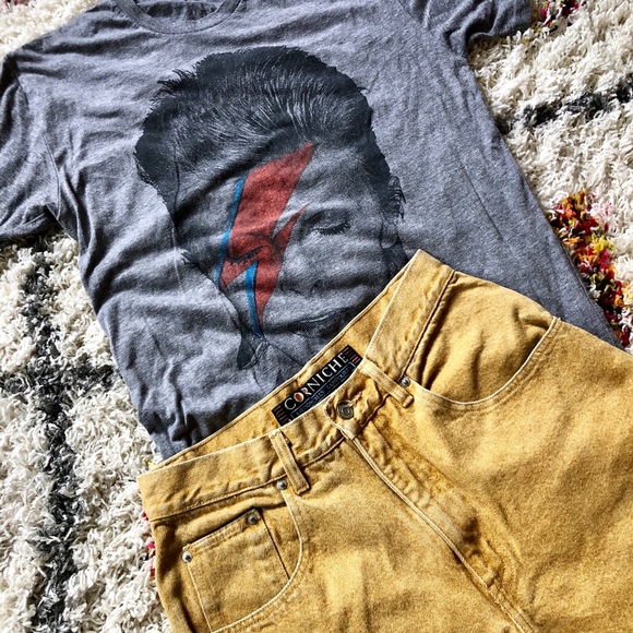 Vintage Other - Vintage High-waisted Mustard Yellow Jeans